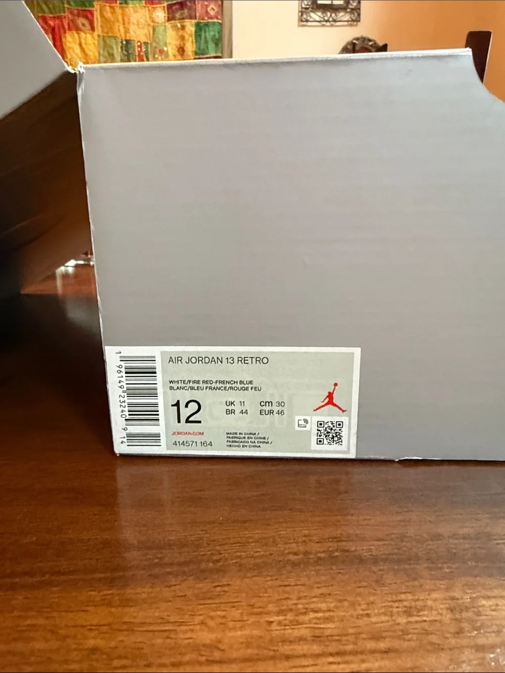 Jordan Men's Retro Athletic Sneakers in White and Navy